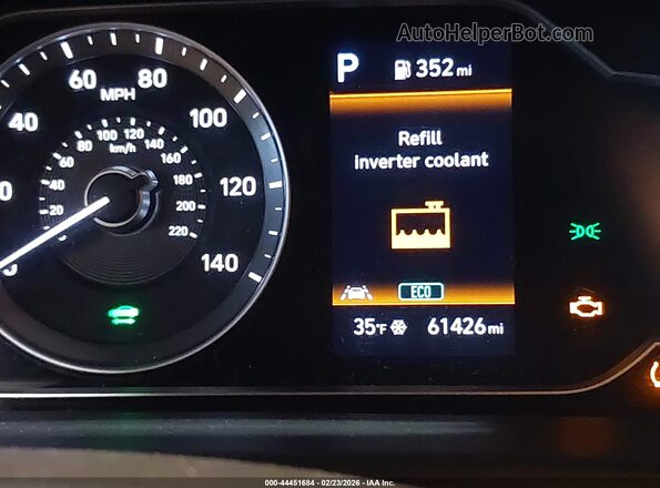 KMHC65LCXLU241393 2020 HYUNDAI IONIQ HYBRID Черный 