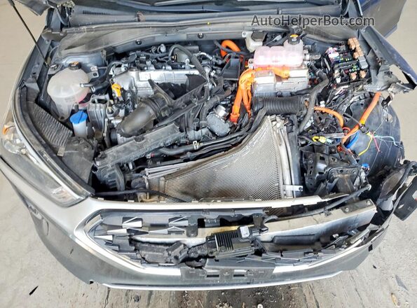 KMHC65LD5NU274345 2022 HYUNDAI IONIQ Silver Widok wnętrza z tyłu