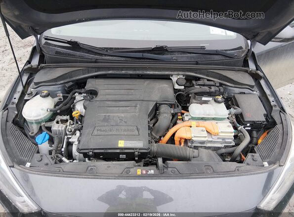 KMHC65LD8KU155068 2019 HYUNDAI IONIQ PLUG-IN HYBRID Gray Вид ззаду