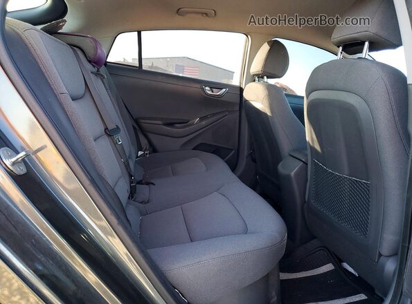 KMHC65LD8MU257103 2021 HYUNDAI IONIQ Charcoal Հետևի նստատեղերի տեսք