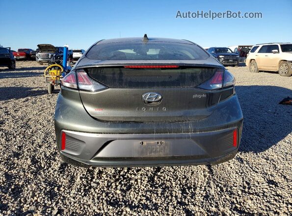 KMHC65LD8MU257103 2021 HYUNDAI IONIQ Charcoal Հետևի տեսք