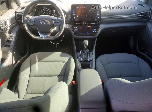 KMHC65LD9MU255361 2021 HYUNDAI IONIQ Синий Вид панели приборов