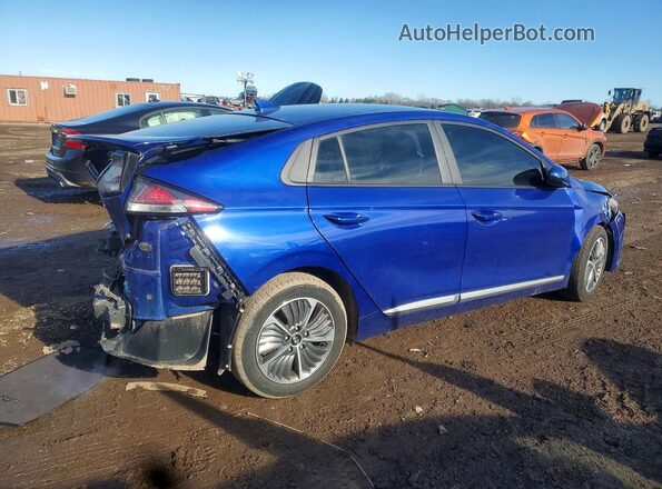 KMHC65LD9MU255361 2021 HYUNDAI IONIQ Синий Задняя правая четверть
