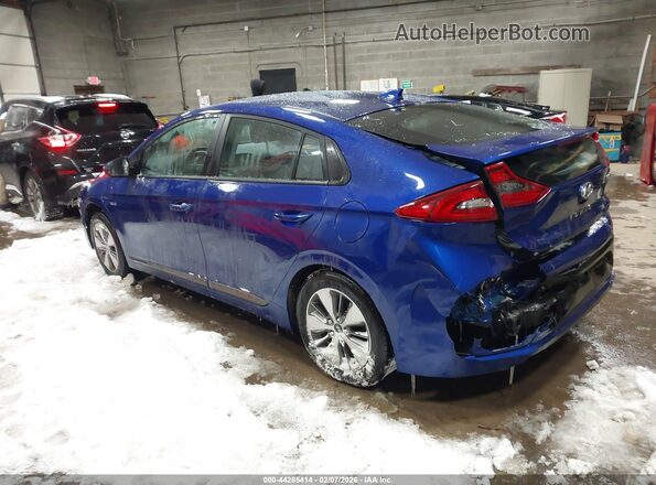 KMHC65LDXKU183941 2019 HYUNDAI IONIQ PLUG-IN HYBRID Синий Задняя левая четверть