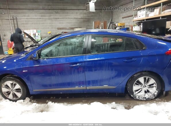 KMHC65LDXKU183941 2019 HYUNDAI IONIQ PLUG-IN HYBRID Синий Панорамный вид салона 360°
