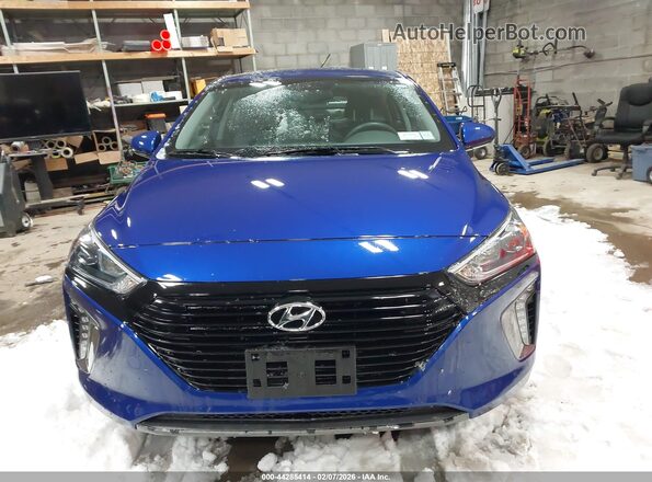 KMHC65LDXKU183941 2019 HYUNDAI IONIQ PLUG-IN HYBRID Синий Вид щитка приборов