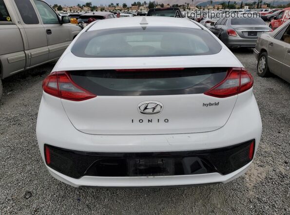 KMHC75LC1JU060984 2018 HYUNDAI IONIQ White Vista trasera