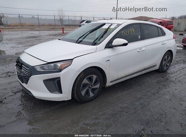 KMHC75LC1KU116973 2019 HYUNDAI IONIQ HYBRID White Przód lewy