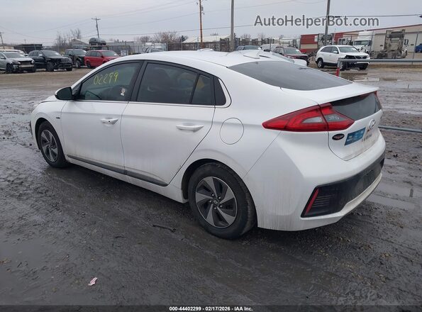 KMHC75LC1KU116973 2019 HYUNDAI IONIQ HYBRID White Tył lewy
