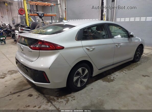 KMHC75LC2HU056422 2017 HYUNDAI IONIQ HYBRID Gray Tył prawy