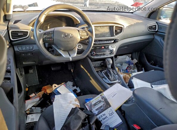 KMHC75LC4JU083188 2018 HYUNDAI IONIQ White Առջևի վահանակի տեսք
