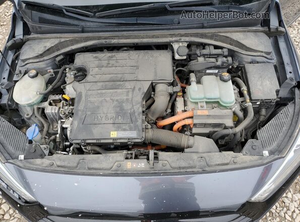 KMHC75LC5HU026234 2017 HYUNDAI IONIQ Gray Vista interior trasera
