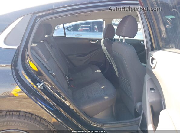 KMHC75LC5HU031577 2017 HYUNDAI IONIQ HYBRID Black Widok naklejki z numerem VIN