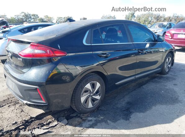 KMHC75LC5HU031577 2017 HYUNDAI IONIQ HYBRID Black Tył prawy