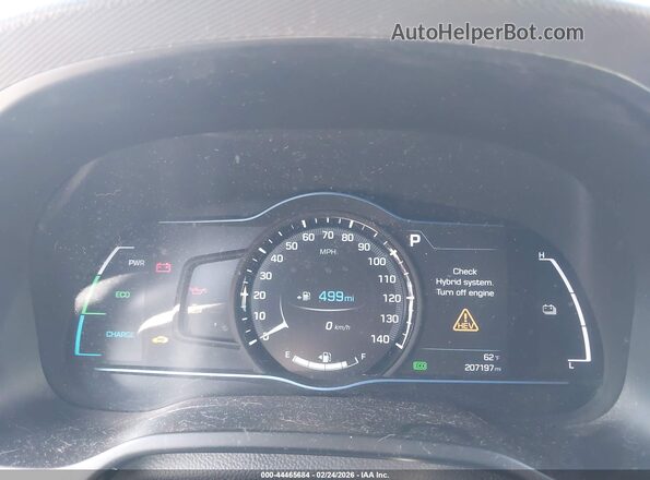 KMHC75LC5HU031577 2017 HYUNDAI IONIQ HYBRID Black Widok tylnych siedzeń