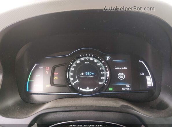 KMHC75LC5JU061300 2018 HYUNDAI IONIQ HYBRID Белый 