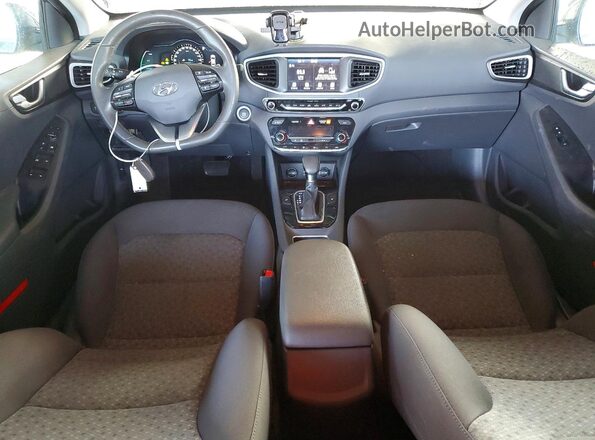 KMHC75LC5JU091185 2018 HYUNDAI IONIQ Charcoal Widok deski rozdzielczej