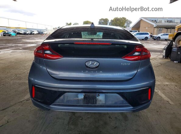 KMHC75LC5JU091185 2018 HYUNDAI IONIQ Charcoal Widok z tyłu