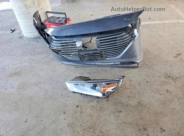 KMHC75LC5JU091185 2018 HYUNDAI IONIQ Charcoal Widok komory silnika