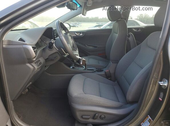 KMHC75LC5NU270610 2022 HYUNDAI IONIQ Charcoal Widok wnętrza z przodu