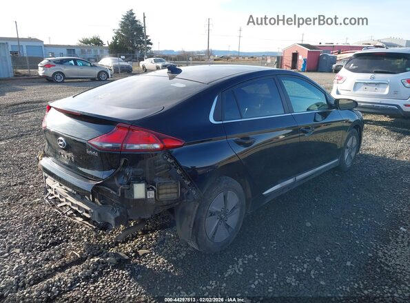 KMHC75LC6NU282782 2022 HYUNDAI IONIQ HYBRID Black უკანა მარჯვენა