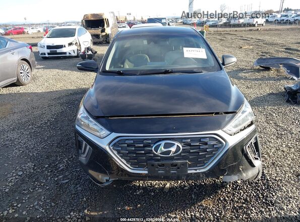 KMHC75LC6NU282782 2022 HYUNDAI IONIQ HYBRID Black უკანა სალონის ხედი