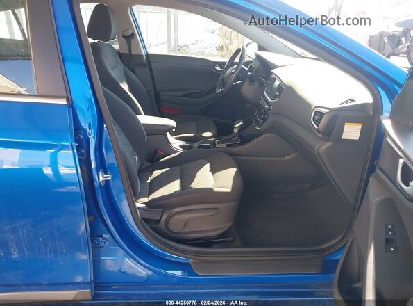 KMHC75LC7HU048199 2017 HYUNDAI IONIQ HYBRID Blue წინა სალონის ხედი