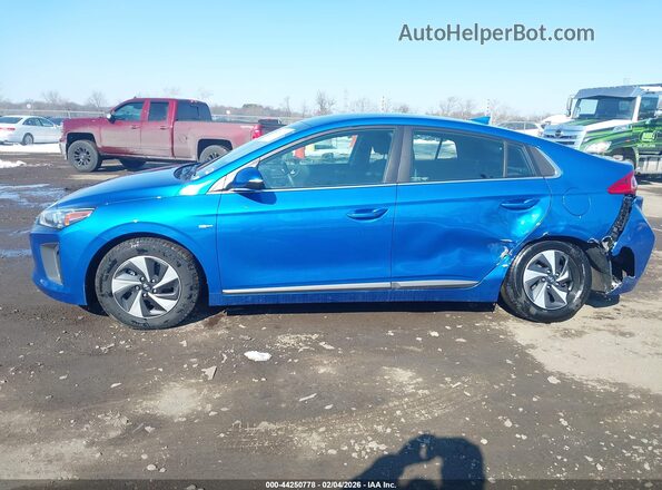 KMHC75LC7HU048199 2017 HYUNDAI IONIQ HYBRID Blue სალონის 360-გრადუსიანი ხედი