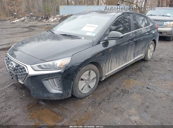 KMHC75LC7NU285772 2022 HYUNDAI IONIQ HYBRID Black Передня ліва чверть
