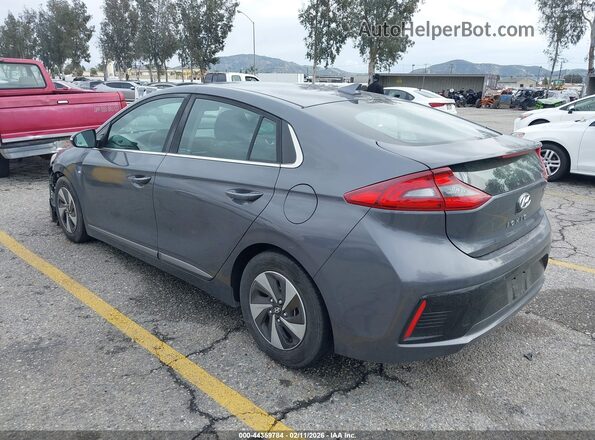 KMHC75LC8JU098549 2018 HYUNDAI IONIQ HYBRID Gray 