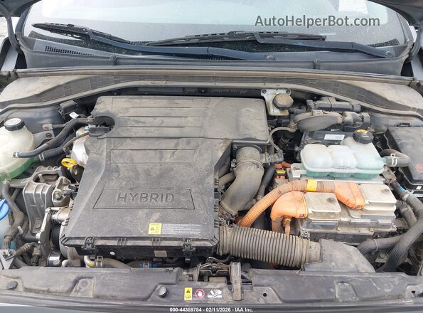 KMHC75LC8JU098549 2018 HYUNDAI IONIQ HYBRID Gray 