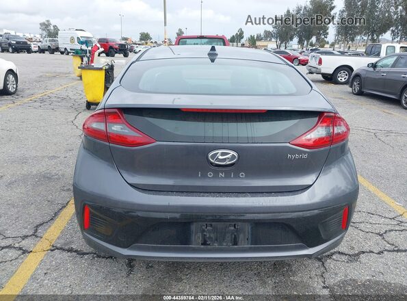 KMHC75LC8JU098549 2018 HYUNDAI IONIQ HYBRID Gray 