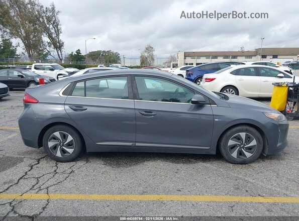 KMHC75LC8JU098549 2018 HYUNDAI IONIQ HYBRID Gray 