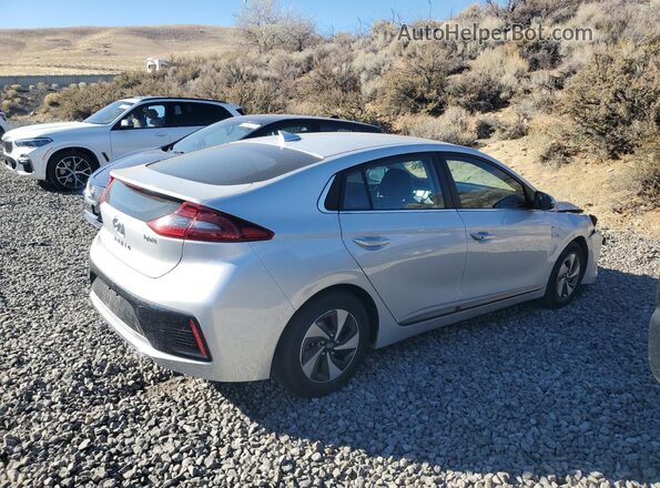 KMHC75LCXHU057706 2017 HYUNDAI IONIQ Silver Tył prawy