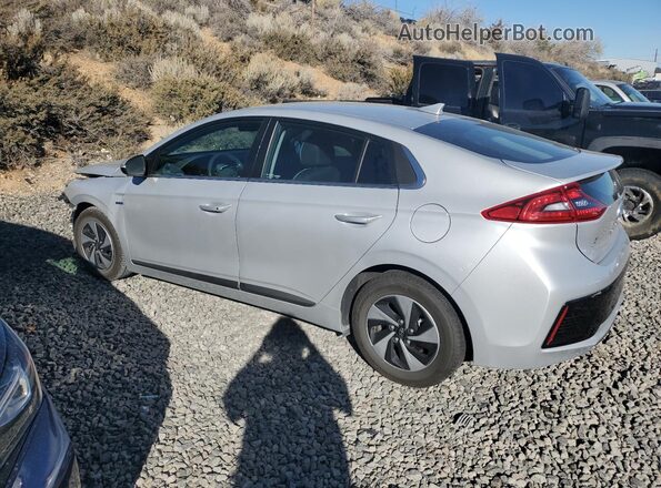 KMHC75LCXHU057706 2017 HYUNDAI IONIQ Silver Tył lewy