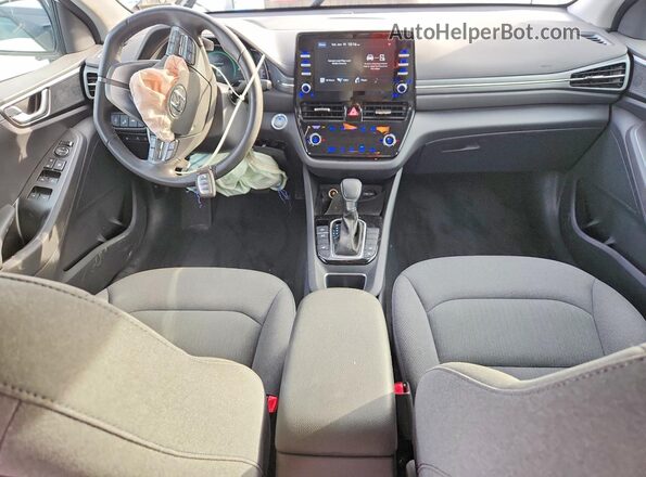 KMHC75LD0MU248229 2021 HYUNDAI IONIQ White წინა პანელის ხედი