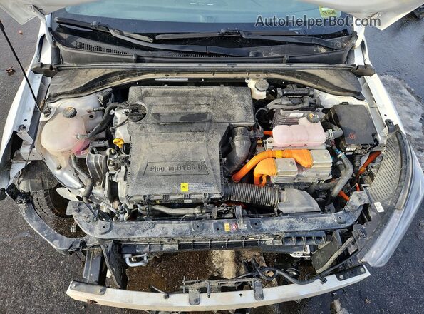 KMHC75LD0MU248229 2021 HYUNDAI IONIQ White უკანა სალონის ხედი
