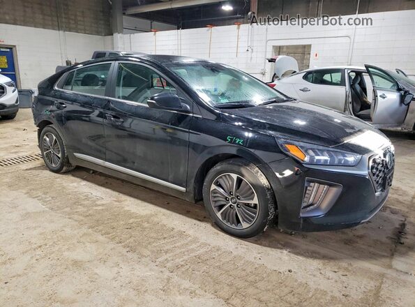 KMHC75LD1MU249776 2021 HYUNDAI IONIQ Black Przód prawy