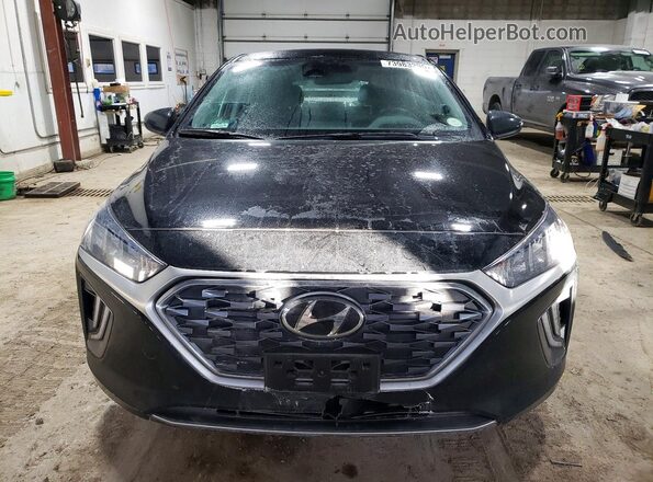 KMHC75LD1MU249776 2021 HYUNDAI IONIQ Black Widok z przodu