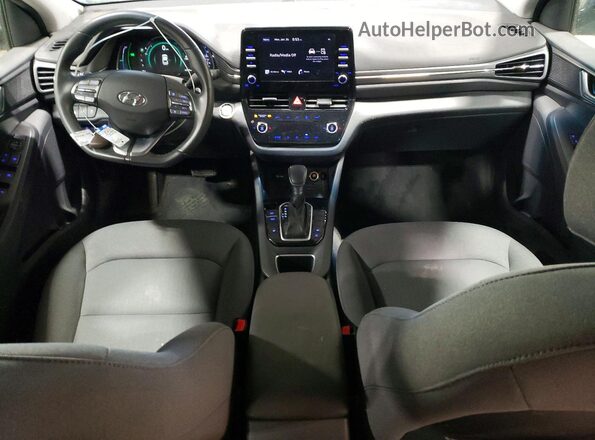 KMHC75LD1MU249776 2021 HYUNDAI IONIQ Black Widok deski rozdzielczej
