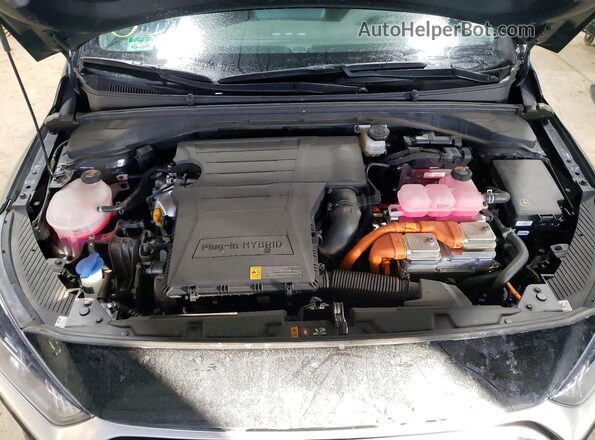 KMHC75LD1MU249776 2021 HYUNDAI IONIQ Black Widok wnętrza z tyłu