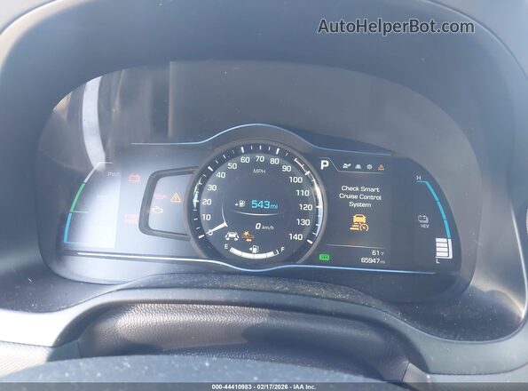 KMHC75LD2KU161820 2019 HYUNDAI IONIQ PLUG-IN HYBRID Black უკანა სავარძლების ხედი
