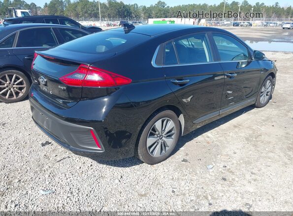 KMHC75LD2KU161820 2019 HYUNDAI IONIQ PLUG-IN HYBRID Black უკანა მარჯვენა