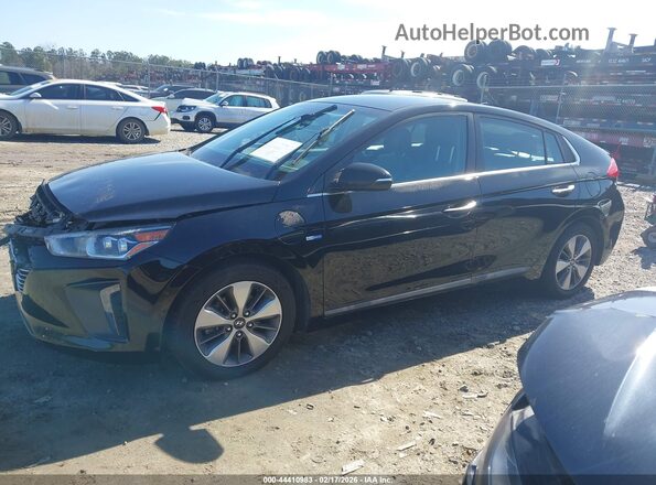 KMHC75LD2KU161820 2019 HYUNDAI IONIQ PLUG-IN HYBRID Black უკანა სალონის ხედი