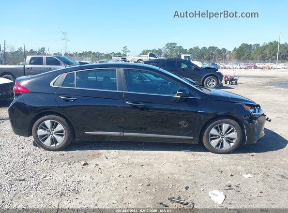 KMHC75LD2KU161820 2019 HYUNDAI IONIQ PLUG-IN HYBRID Black ხელსაწყოთა პანელის ხედი