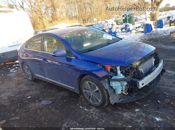 KMHC75LD2NU276602 2022 HYUNDAI IONIQ PLUG-IN HYBRID Blue Սալոնի հետևի տեսք