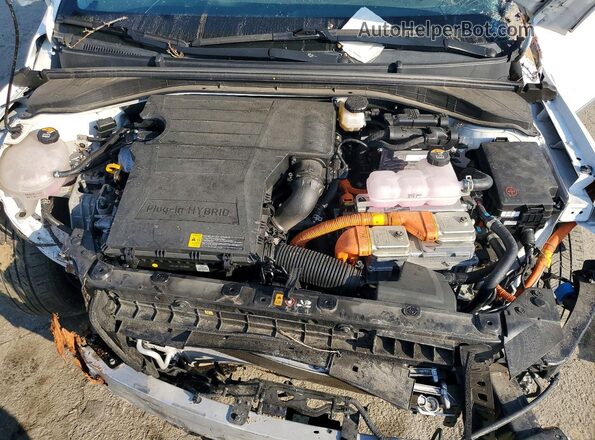 KMHC75LD9MU248438 2021 HYUNDAI IONIQ Белый Вид задней части салона