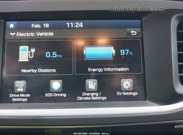 KMHC75LH2KU052289 2019 HYUNDAI IONIQ ELECTRIC Turquoise 