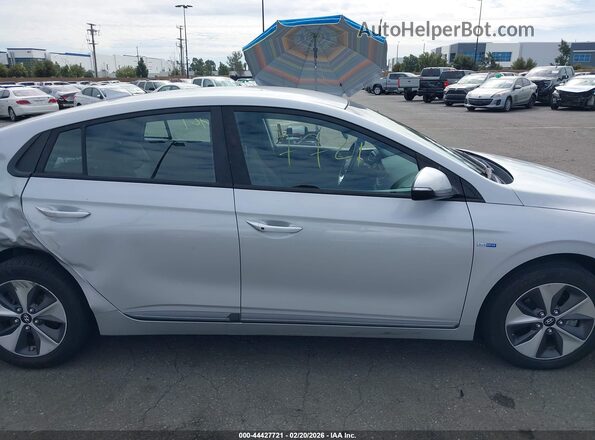 KMHC75LH3KU048879 2019 HYUNDAI IONIQ ELECTRIC Silver Widok wnętrza z tyłu