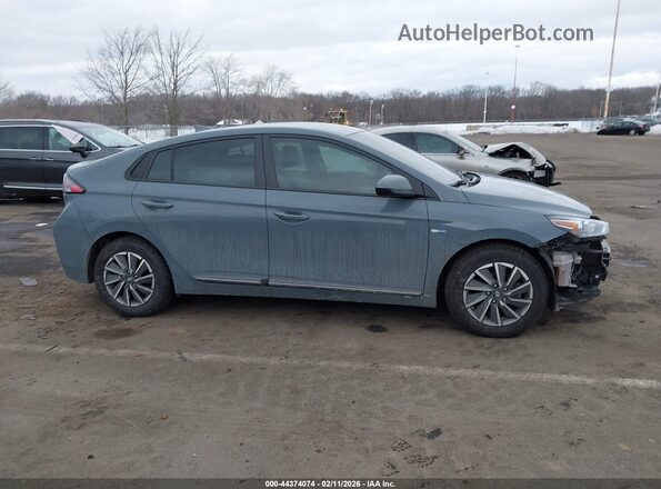 KMHC75LJXLU073993 2020 HYUNDAI IONIQ ELECTRIC Turquoise უკანა სალონის ხედი